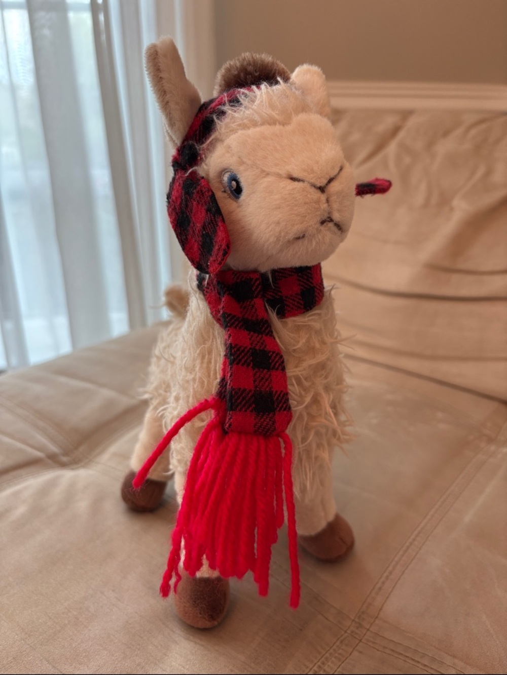 Plush Llama Dog Toy w/ Inside Squeaker - Large